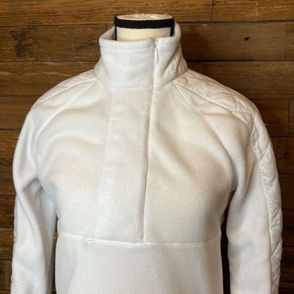 Athleta white fleece pullover xs - Picture 3 of 9